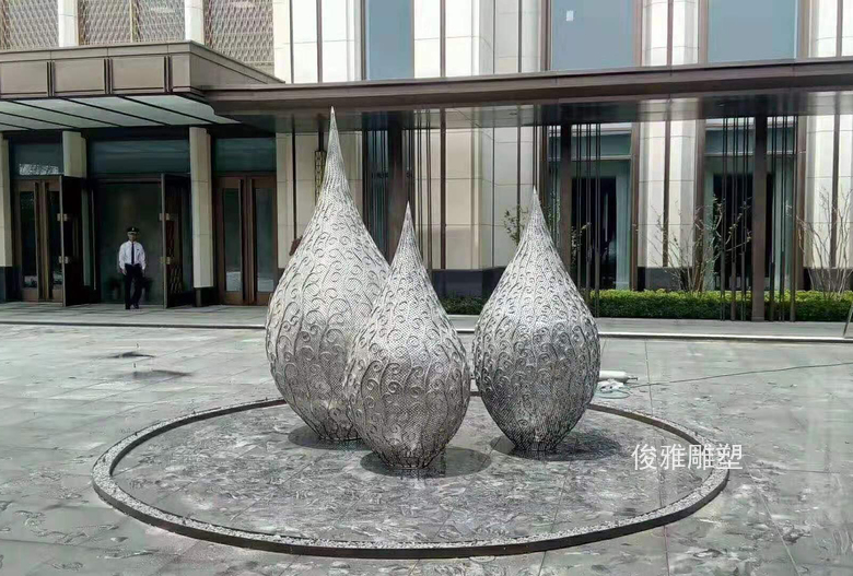 江西省景德鎮市恒大御景售樓處不銹鋼雕塑